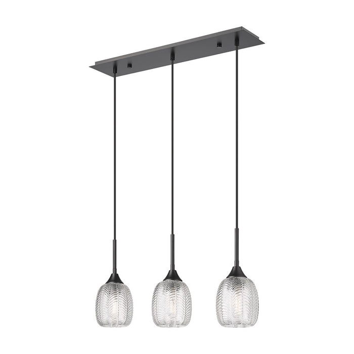 Innovations Berkshire 3Lt 26.5" Cord Island Light, Black - 323-3I-BK-G323-5CL