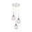 Innovations Berkshire 3Lt 20" Cord Multi Pendant, PN - 323-3P-PN-G323-5CL