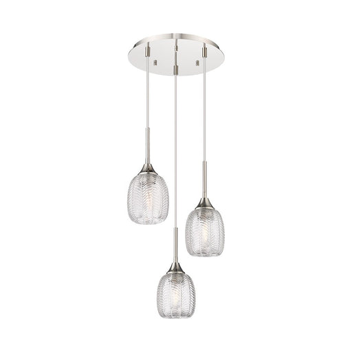 Innovations Berkshire 3Lt 20" Cord Multi Pendant, PN - 323-3P-PN-G323-5CL