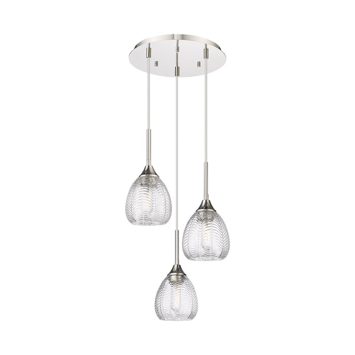 Innovations Berkshire 3Lt 13" Cord Multi Pendant, PN - 323-3P-PN-G323-6CL