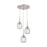Innovations Berkshire 3Lt 20" Cord Multi Pendant, SN - 323-3P-SN-G323-5CL