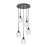 Innovations Berkshire 5Lt 18" Cord Multi Pendant, Black - 323-5P-BK-G323-5CL