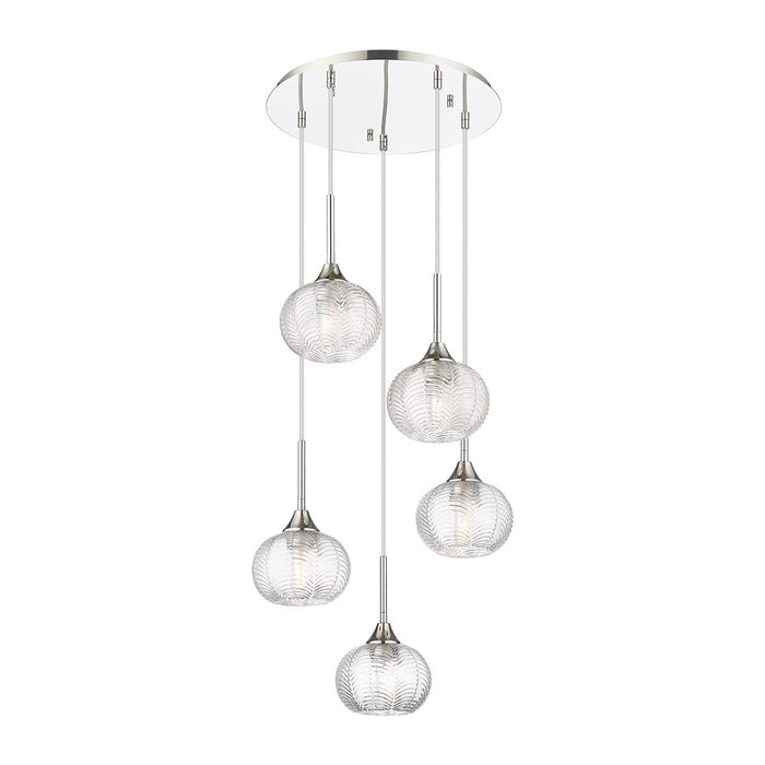 Innovations Berkshire 5Lt 20" Cord Multi Pendant, PN - 323-5P-PN-G323-7CL