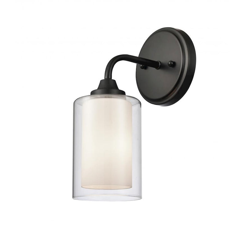 Innovations Auralume Fairbank 4" 1 Light Wall Sconce, Black