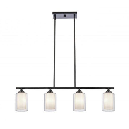 Innovations Auralume Fairbank 4" 4 Light Island Light, Black