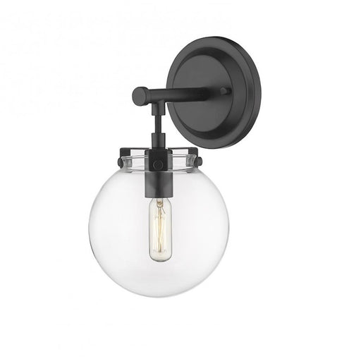 Innovations Lighting Auralume Span 6" 1 Light Wall Sconce, Black