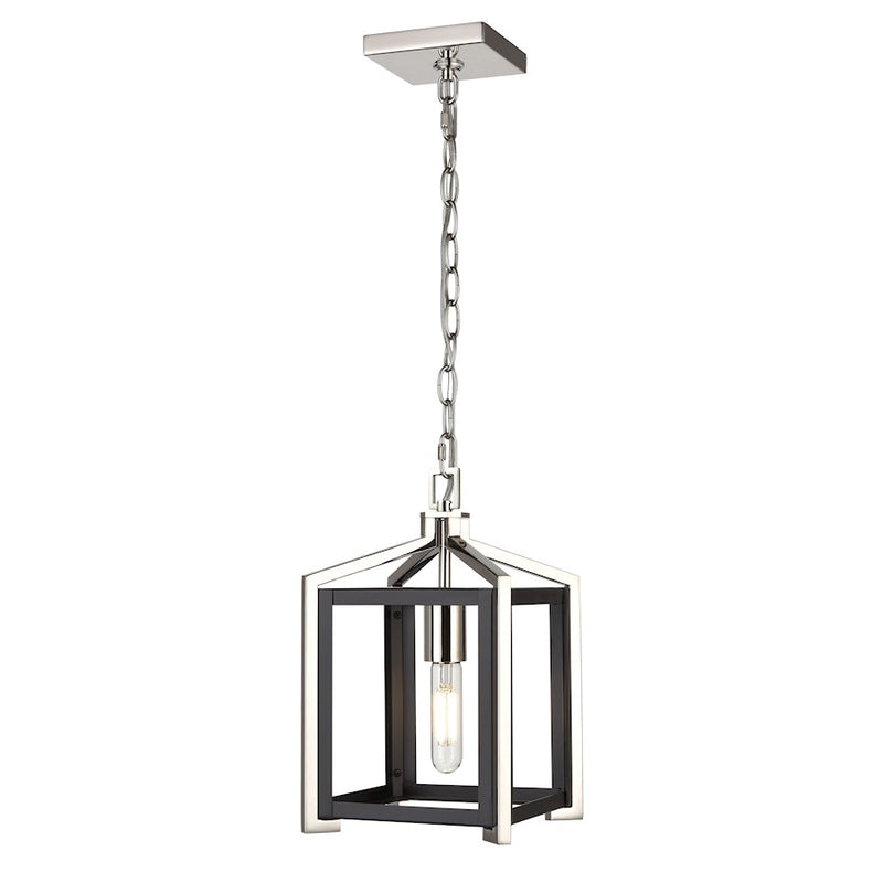 Innovations Lighting Wiscoy 1-Lt 8" Chain Hung Pendant, BSB - 376-1P-BSB-8