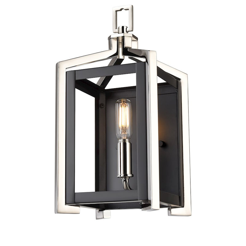 Innovations Lighting Wiscoy 1-Lt 6" Wall-Mount Sconce, BSB - 376-1W-BSB-6