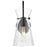Innovations Nicole 1Lt 6" Sconce, Matte Black/Clear Shade