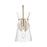 Innovations Nicole 1Lt 6" Sconce, Champagne Bronze/Clear