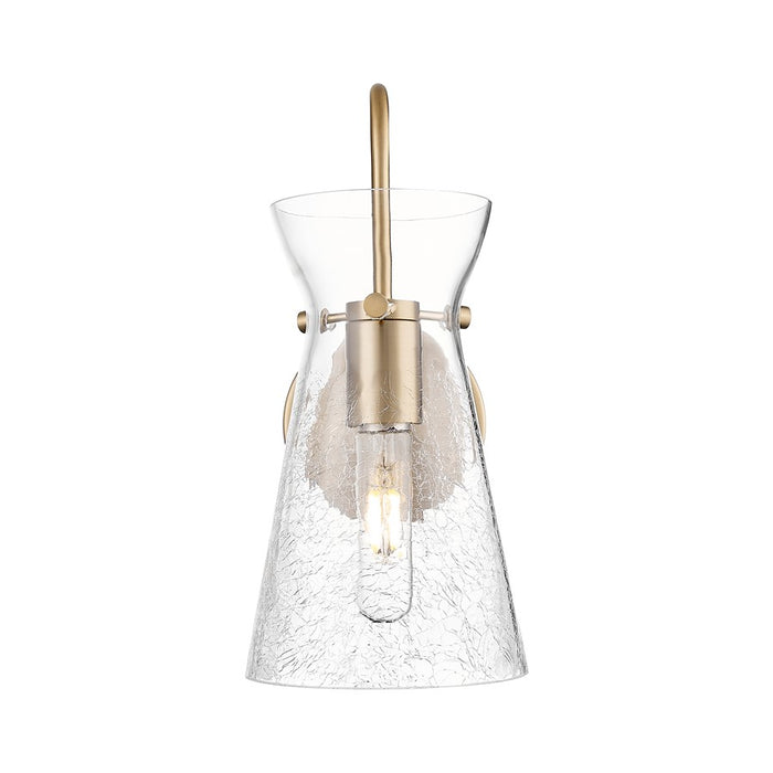 Innovations Nicole 1Lt 6" Sconce, Champagne Bronze/Clear