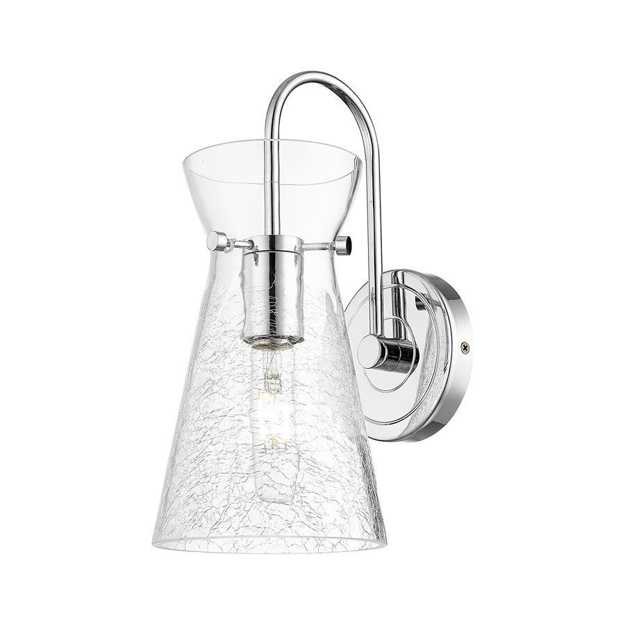 Innovations Nicole 1Lt 6" Sconce, Chrome/Clear Shade - 385-1W-PC-G385-5CL