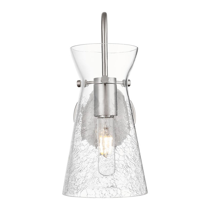 Innovations Nicole 1Lt 6" Sconce, Satin Nickel/Clear Shade