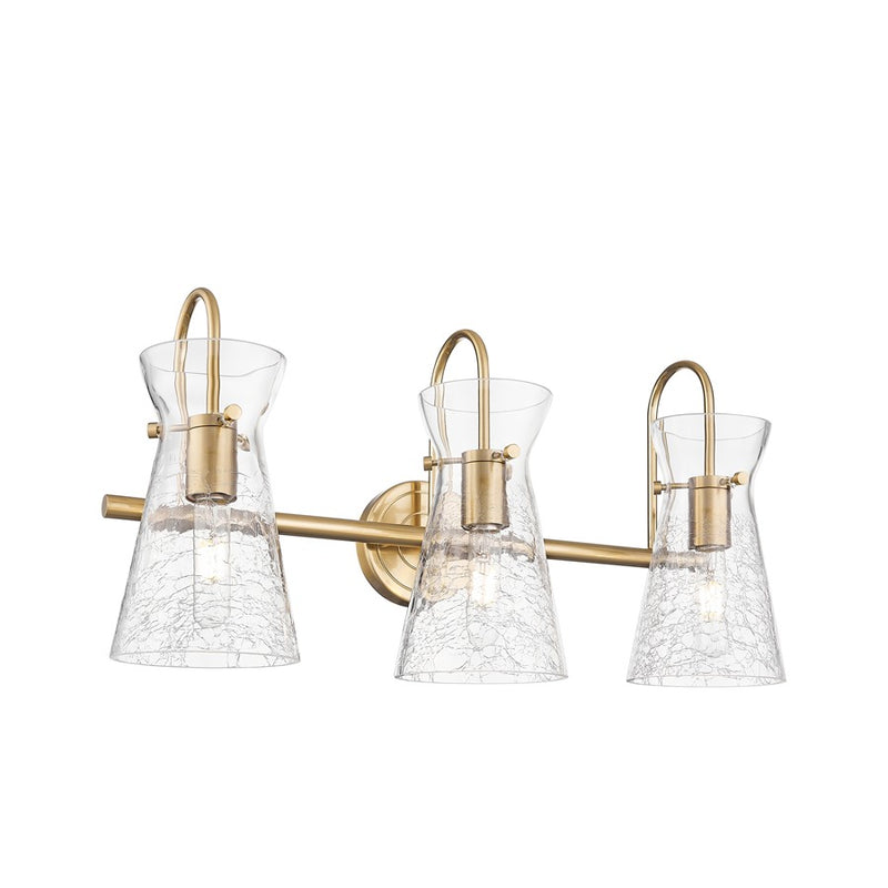 Innovations Nicole 3Lt 24" Bath Vanity Light, Bronze/Clear