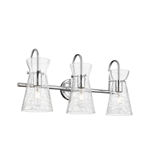 Innovations Nicole 3Lt 24" Bath Vanity Light, Chrome/Clear