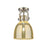 Innovations Newton Bell 1Lt 8" Arched Flush, SN/Mercury - 410-1F-SN-G412-8ME