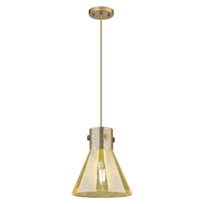 Innovations Newton Cone 10" Cord Pendant, BB/Merc - 410-1PM-BB-G411-10ME