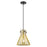 Innovations Newton Cone 10" Cord Pendant, Black/Mercury - 410-1PM-BK-G411-10ME