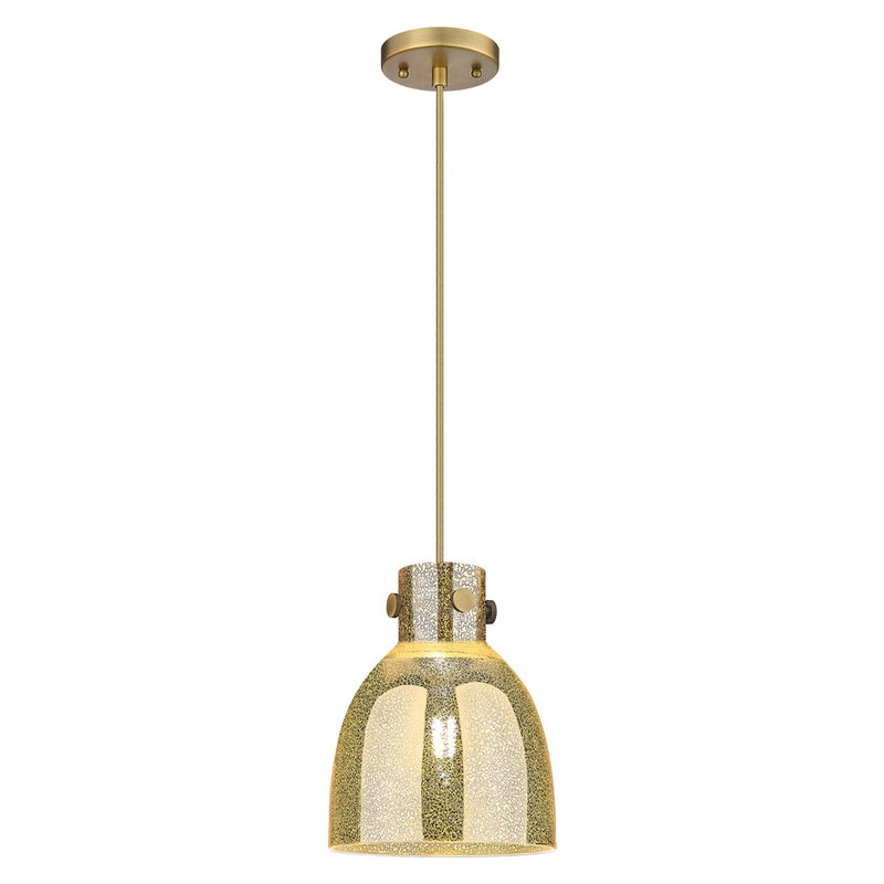 Innovations Newton Bell 8" Cord Pendant, BB/Merc - 410-1PS-BB-G412-8ME