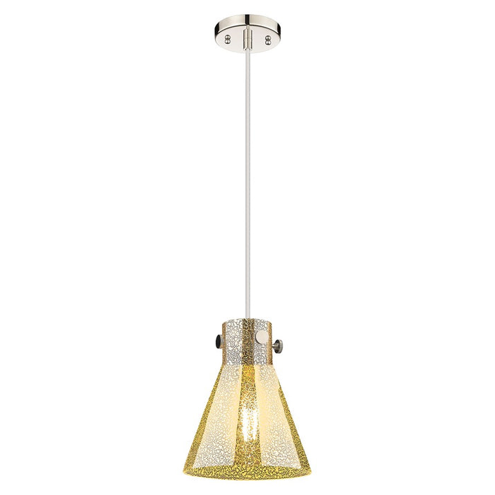 Innovations Newton Cone 8" Cord Pendant, PN/Merc - 410-1PS-PN-G411-8ME