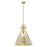 Innovations Newton Cone 18" Stem Pendant, BB/Merc - 410-1SL-BB-G411-18ME