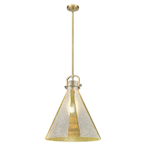 Innovations Newton Cone 18" Stem Pendant, BB/Merc - 410-1SL-BB-G411-18ME