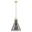 Innovations Newton Cone 14" Stem Pendant, Bronze/Smoke - 410-1SL-CB-G411-14SM