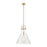 Innovations Newton Cone 1Lt 16" Stem Arch Pendant, CBZ/CL - 410-1SL-CB-G411-16CL
