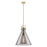 Innovations Newton Cone 16" Stem Pendant, Bronze/Smoke - 410-1SL-CB-G411-16SM