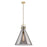 Innovations Newton Cone 18" Stem Pendant, Bronze/Smoke - 410-1SL-CB-G411-18SM
