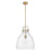 Innovations Newton Bell 14" Stem Pendant, Bronze/Clear - 410-1SL-CB-G412-14CL