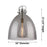 Innovations NB 1Lt 16" Stem Arch Pendant, CBZ/SD