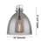 Innovations NB 1Lt 16" Stem Arch Pendant, CBZ/SM
