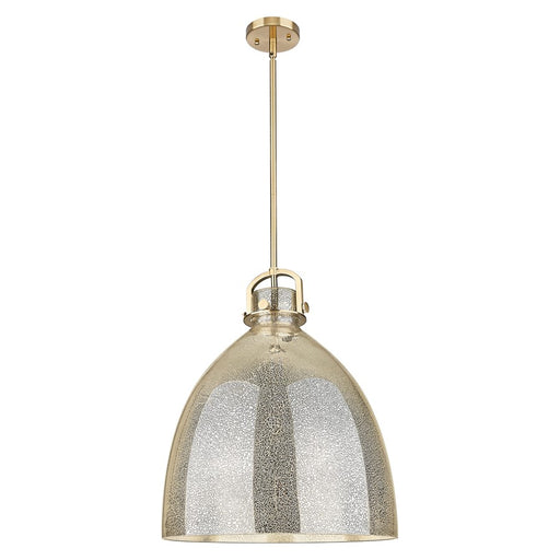 Innovations Newton Bell 18" Stem Pendant, Bronze/Mercury