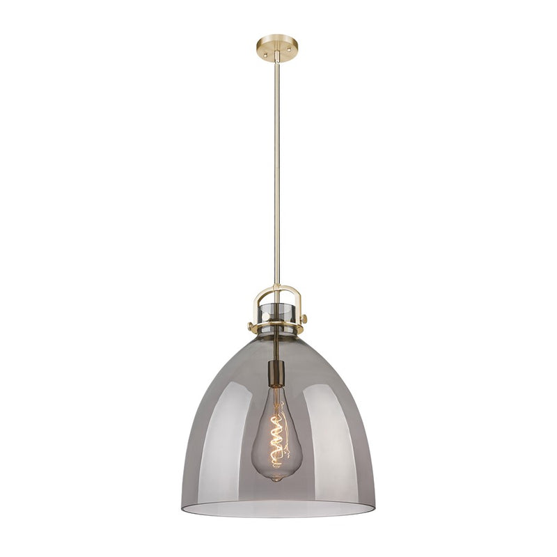 Innovations NB 1Lt 18" Stem Arch Pendant, CBZ/SM - 410-1SL-CB-G412-18SM