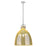 Innovations Newton Bell 18" Stem Pendant, PN/Merc - 410-1SL-PN-G412-18ME