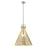 Innovations Newton Cone 18" Stem Pendant, SN/Merc - 410-1SL-SN-G411-18ME