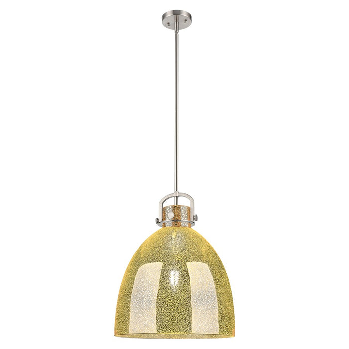 Innovations Newton Bell 16" Stem Pendant, SN/Merc