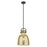 Innovations Newton Bell 10" Stem Pendant Black/Mercury - 410-1SM-BK-G412-10ME