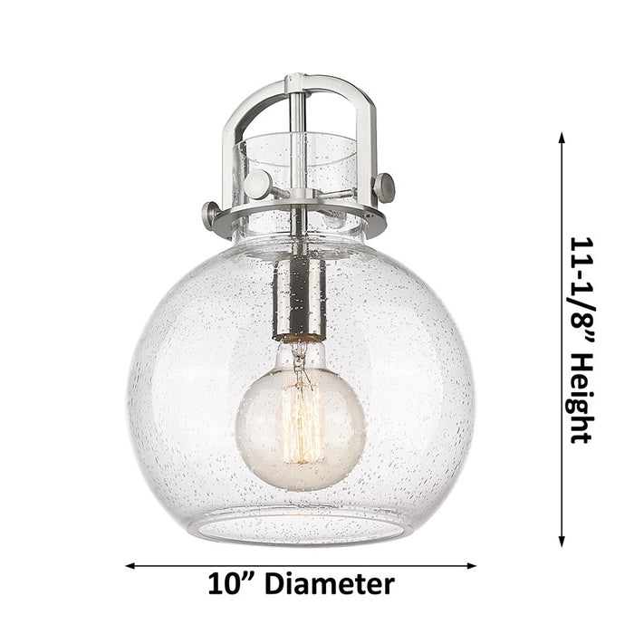 Innovations NS 10" Stem Arch Mini Pendant, CBZ/SD