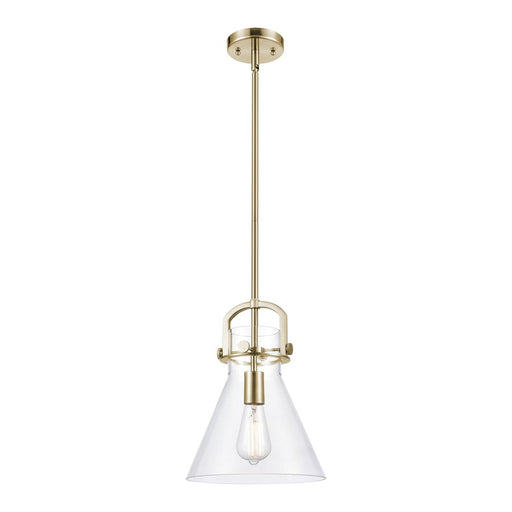 Innovations NC 10" Stem Arch Mini Pendant, CBZ/CL - 410-1SM-CB-G411-10CL