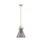 Innovations NC 10" Stem Arch Mini Pendant, CBZ/SM - 410-1SM-CB-G411-10SM