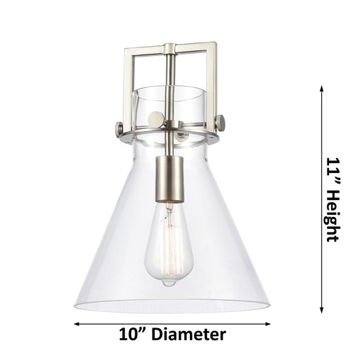 Innovations NC 10" Stem Arch Mini Pendant, CBZ/SM