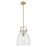 Innovations Newton Bell 1Lt 10" Stem Pendant Bronze/Clear - 410-1SM-CB-G412-10CL
