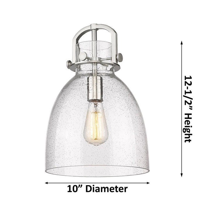 Innovations NB 1Lt 10" Stem Arch Pendant, CBZ/SD