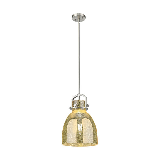 Innovations NB 1Lt 10" Stem Arch Pendant, SN/MC - 410-1SM-SN-G412-10ME