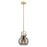 Innovations Newton Sphere 8" Stem Mini Pendant, BZ/SM - 410-1SS-CB-G410-8SM