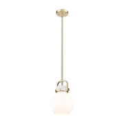 Innovations NS 8" Stem Arch Mini Pendant, CBZ/WH - 410-1SS-CB-G410-8WH
