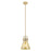 Innovations Newton Cone 8" Stem Mini Pendant, Bronze/Merc - 410-1SS-CB-G411-8ME