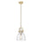 Innovations Newton Bell 8" Stem Mini Pendant, BZ/Seedy - 410-1SS-CB-G412-8SDY